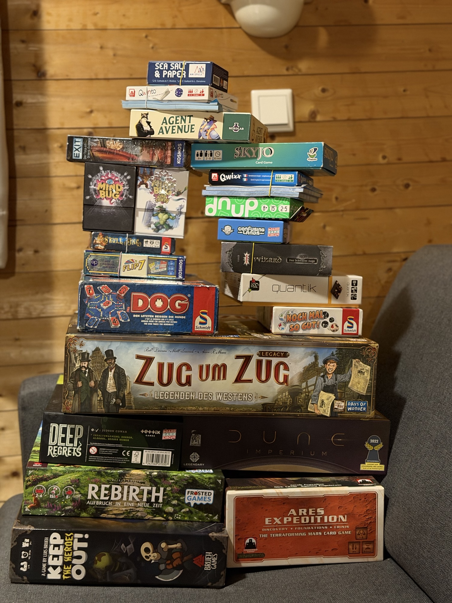 Ich packe meinen Berlingo… und nehme 30 Brettspiele mit